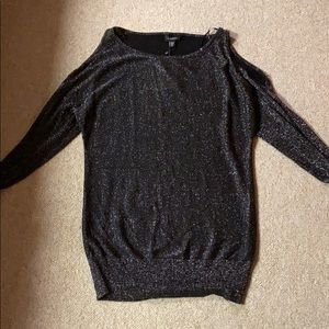 Le Chateau sparkle blouse long sleeve